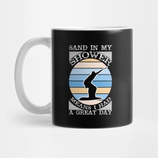 surfboard hobby slogan saying Mug